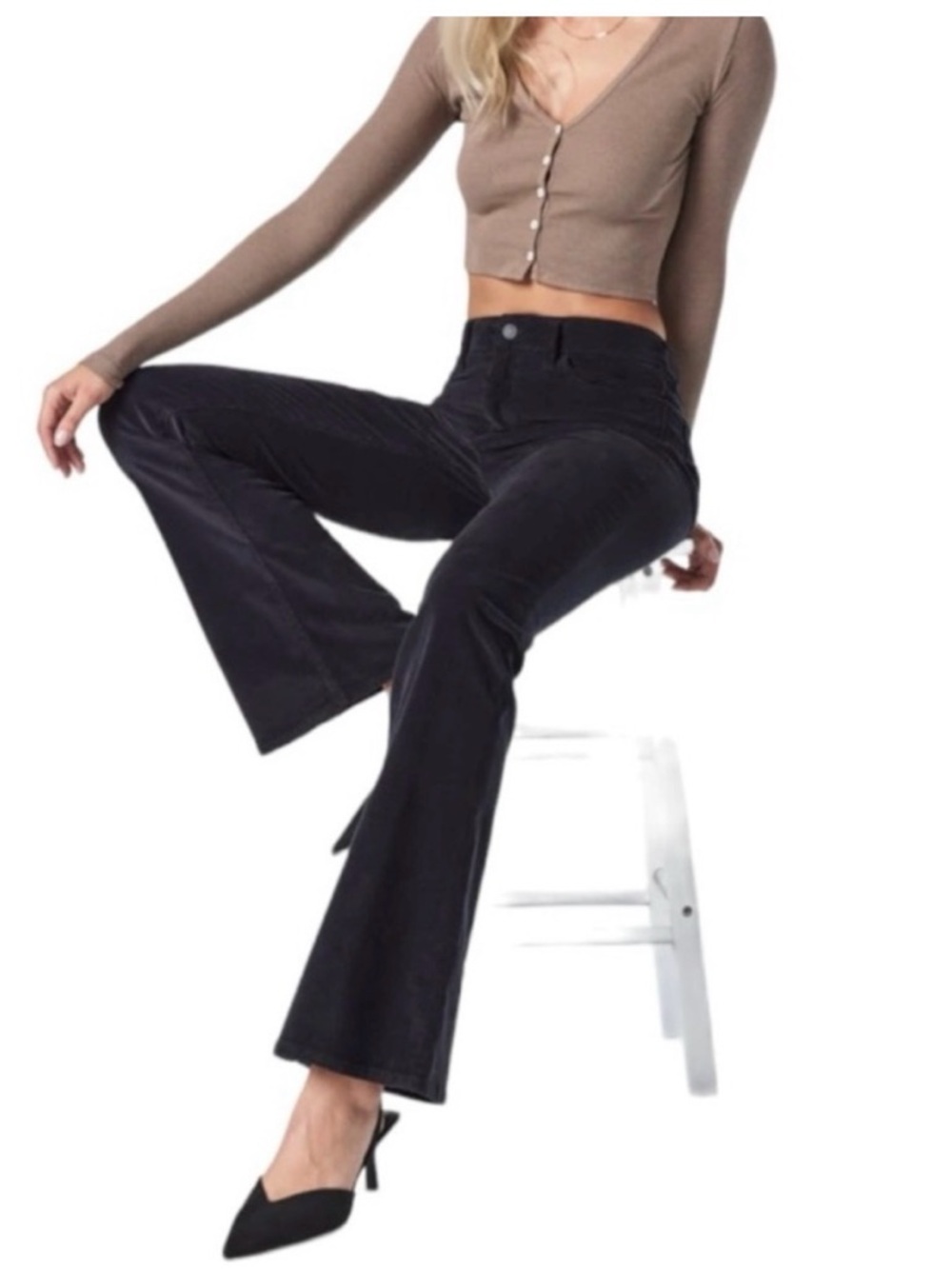 House of Harlow x Revolve Corduroy Flares Sz 8